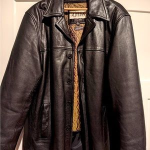 Wilson’s Black Leather Men’s Jacket